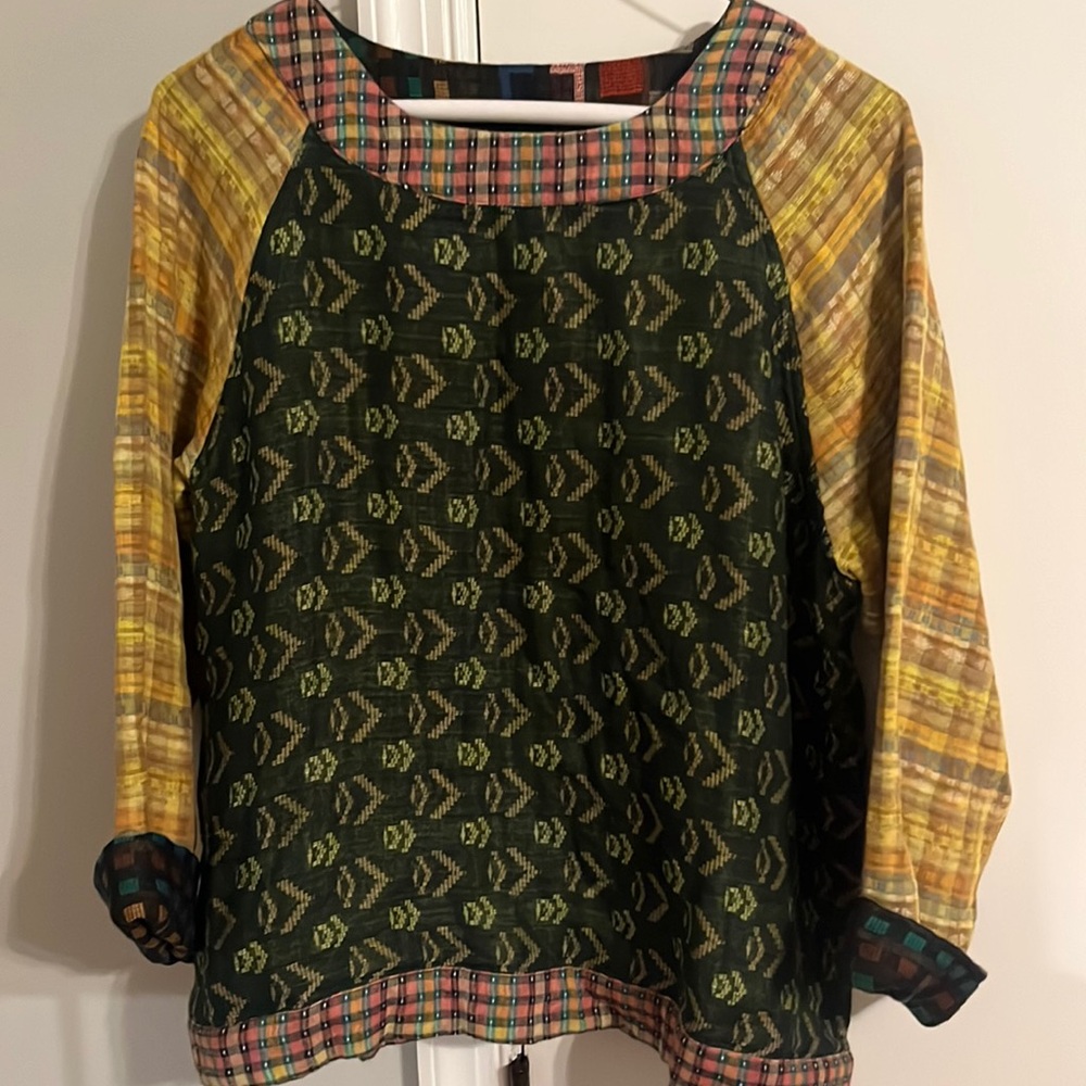 Ace&Jig Reversible Archival sweatshirt Fiesta/Posie/Fern XXS